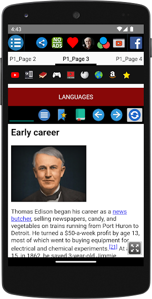 Thomas Edison - Biography Screenshot 3