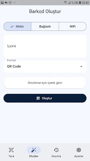 Barkod Okuyucu Screenshot 1