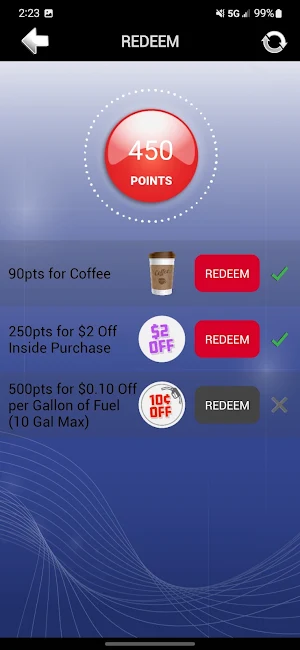 Legacy Rewards Screenshot 2
