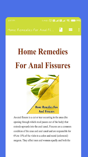 Home Remedies For Anal Fissures Screenshot 1