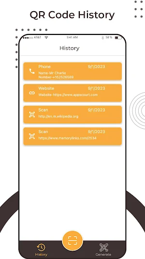 QR Generator: Barcode Scanner Screenshot 2