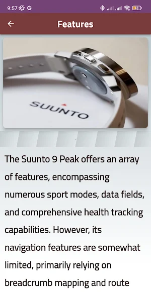 suunto 9 peak guide Screenshot 3