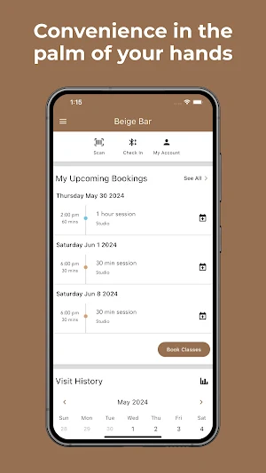 Beige Bar Screenshot 1