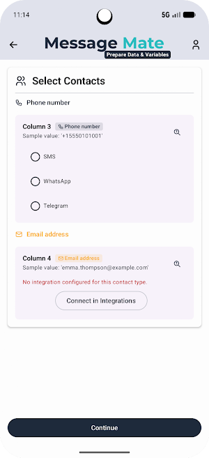 Message Mate: Bulk SMS Screenshot 1