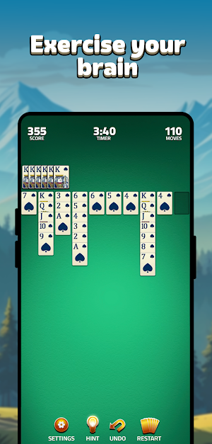 Spider Solitaire - Card Puzzle Screenshot 2