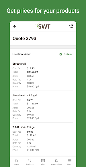 SWT AgCentral Screenshot 1