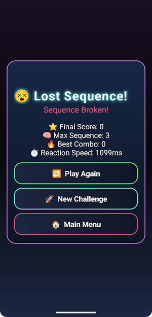 Color Recall Test Screenshot 3