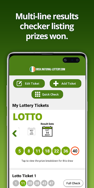 Irish Lottery Results Screenshot 2