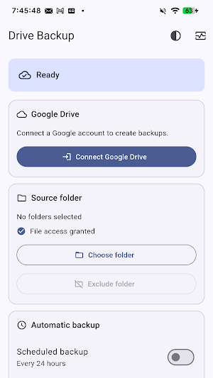Drive Backup Screenshot 1