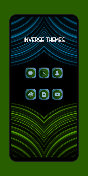 Green Teal Bubblegummers Icons Screenshot 1