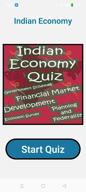 Indian Economy Quiz Screenshot 0