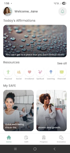 SAFE: Wellbeing to Heal Screenshot 0