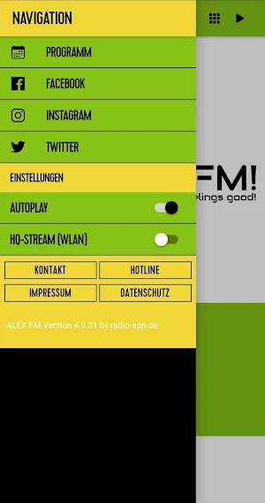 RADIO ALEX FM DE/NL Screenshot 1