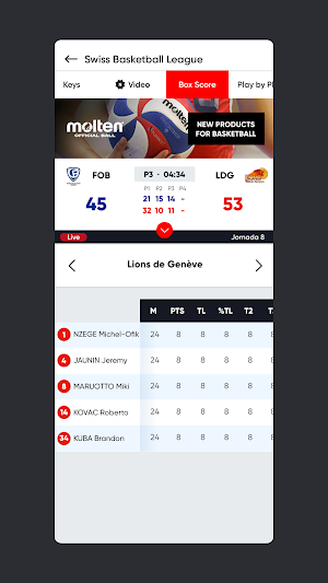 Swiss Basketball Screenshot 3