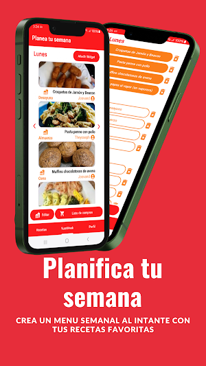 YumWeek: Recetas Organizadas Screenshot 1
