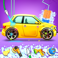 Car Service For Kids - Kids Car Wash Games