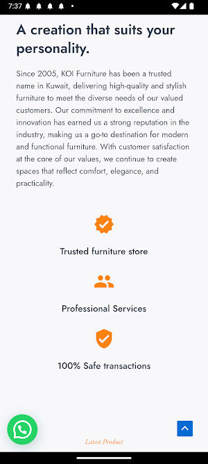 Koi Furnitures app Screenshot 3