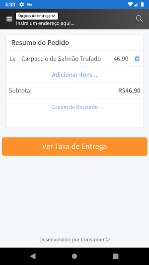 Imaginum Sushi Delivery Screenshot 2