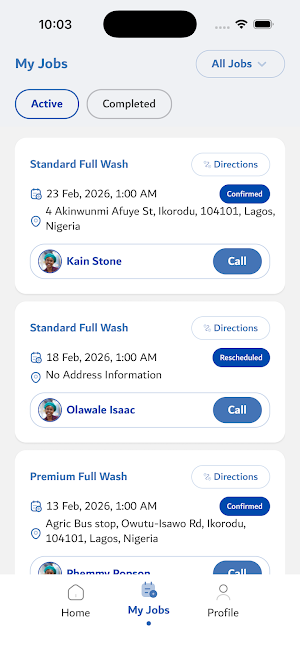 Luxx Washer App Screenshot 1