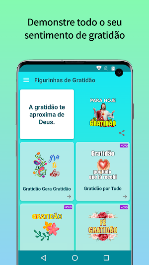 Figurinhas de Gratidão Screenshot 0