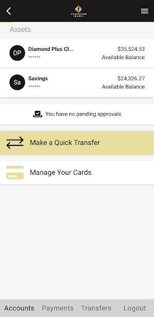 Farmers Bank Screenshot 1