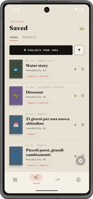 Ideabooks Screenshot 1