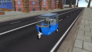 Indian auto rikshaw driving3d Screenshot 2