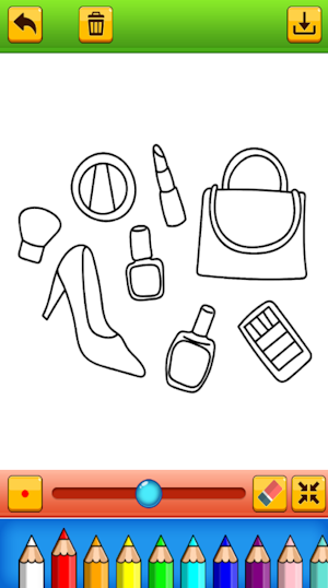 coloring MakeUp women Screenshot 2