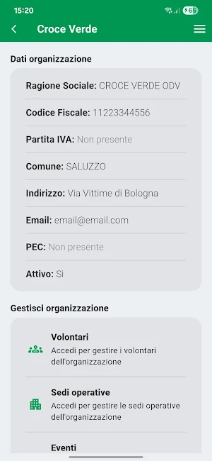 ANPAS Piemonte - Gestionale Screenshot 3
