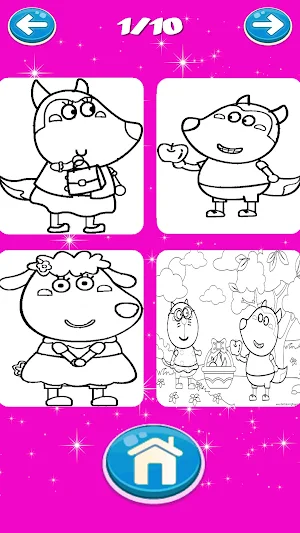 Drawing Wowlfo Coloring Book Screenshot 1