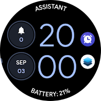 Modern Vertical: Watch face