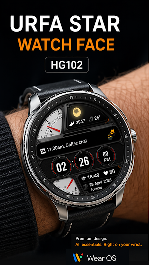 Urfa Star Watch Face HG102 Screenshot 0