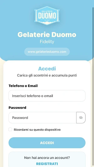 Gelaterie Duomo Fidelity Screenshot 0