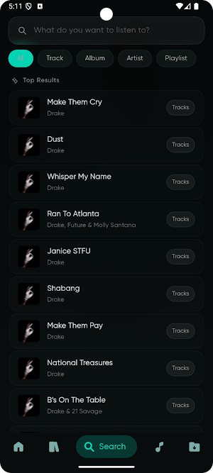 Music Player Screenshot 1
