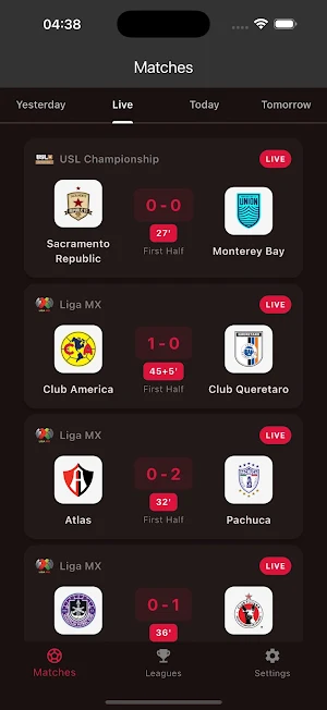 Ostora TV - Live Scores Screenshot 0