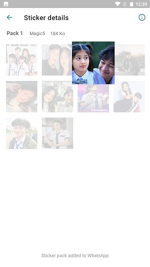 Magic5 stickers HD Screenshot 2