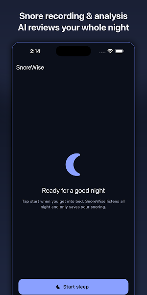 SnoreWise: Snore Recorder Screenshot 0
