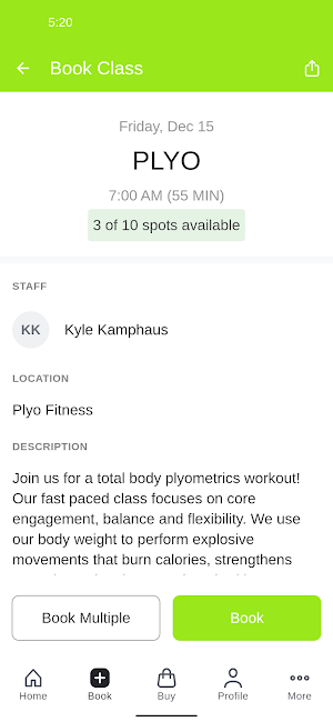 Plyo Fitness Screenshot 2