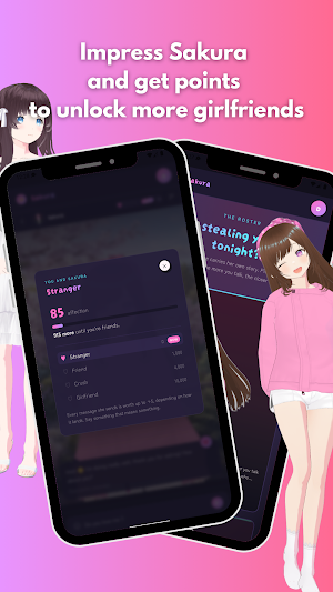 Anime Girlfriend Waifu: Sakura Screenshot 2