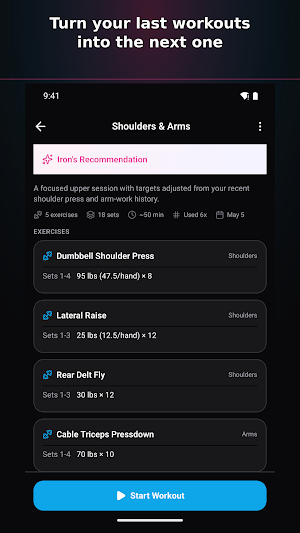Cipher: Workout & AI Coach Screenshot 0