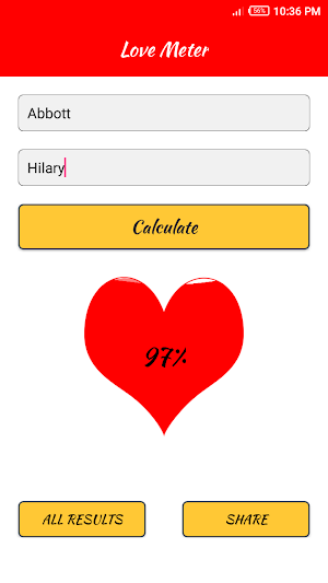Love Meter Screenshot 3