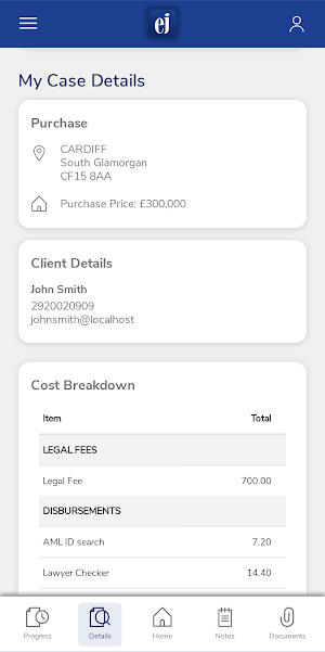 E&J Solicitors Screenshot 3