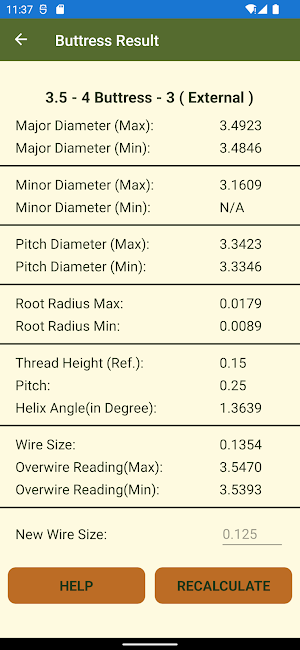 Stub Acme Buttress Threads Screenshot 2