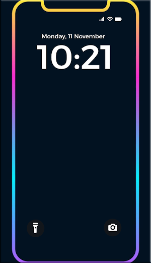 Edge Border Light Wallpaper HD Screenshot 1