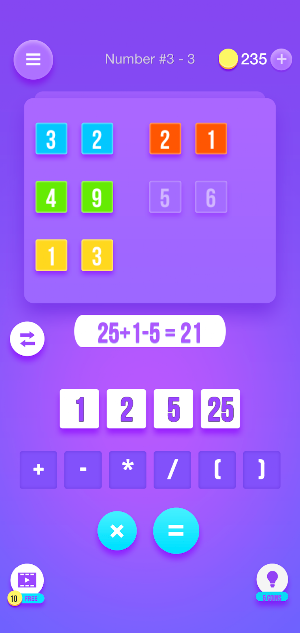 Math Games - Numbers Puzzle Screenshot 1