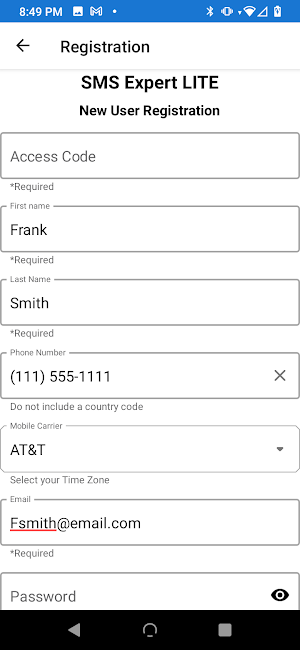 SMS Expert Lite Screenshot 3