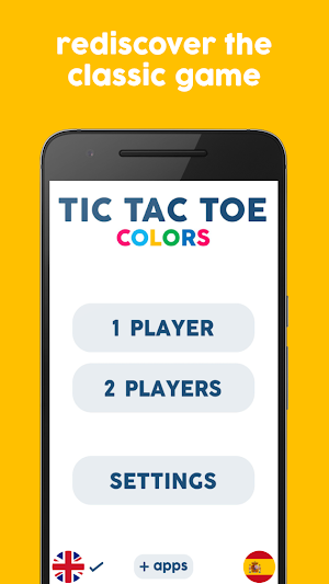 Tic Tac Toe Colors for 2 players Screenshot 3
