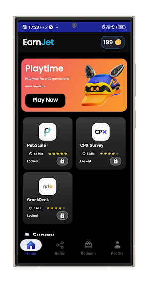 EarnJet –Play More Earn Faster Screenshot 1