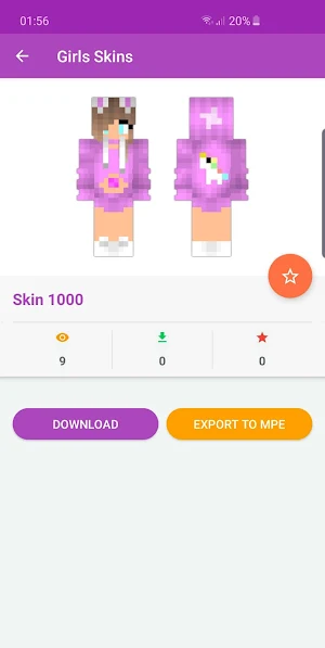 Girls Skins Screenshot 1