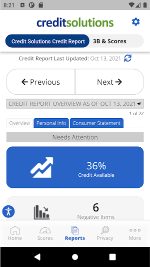 Credit Solutions Screenshot 1
